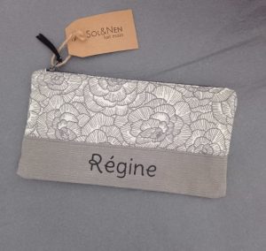 pochette plate fait main personnalisation